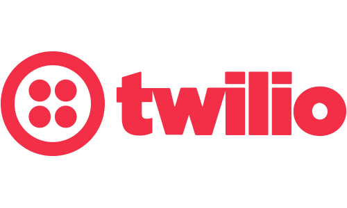 Twilio logo for SMS marketing and customer communication APIs.