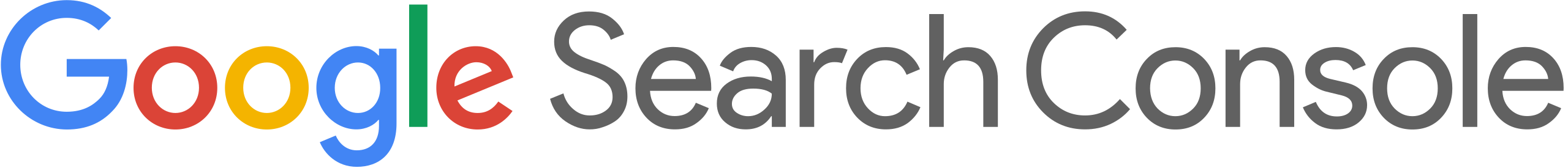 Google Search Console logo for website search performance monitoring and optimization.