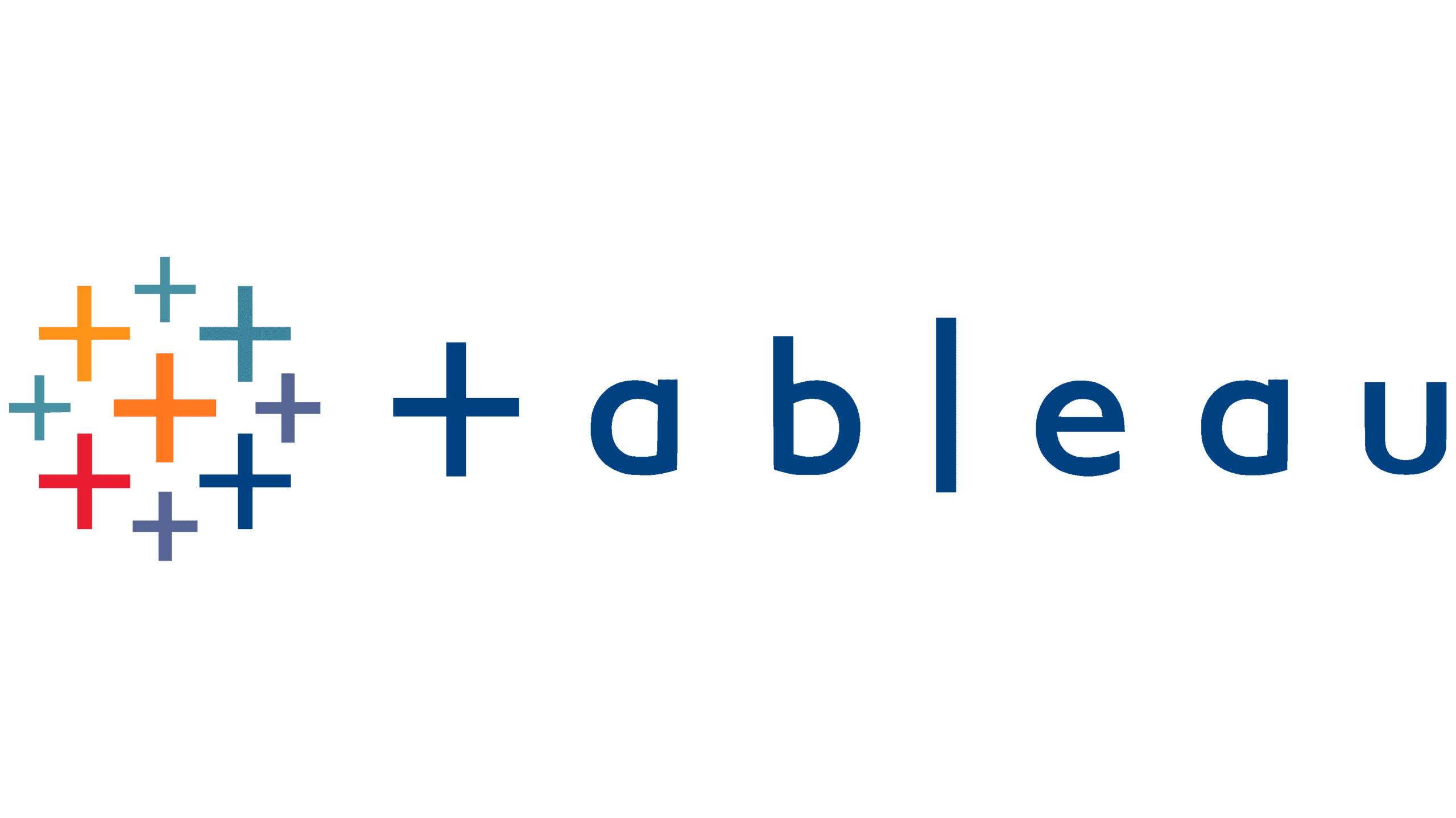 Tableau logo, data visualization and business intelligence tool for marketing performance insights.