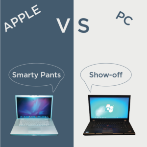 Mac vs. PC Logo