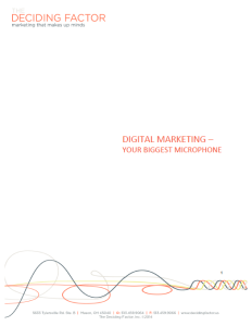 Digital Marketing White Paper