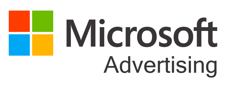 Microsoft Advertising logo and platform for search, display, and shopping ads.